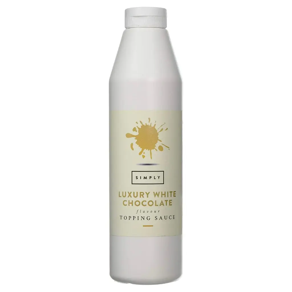 SIMPLY LUXURY WHITE CHOCOLATE SAUCE 1KG