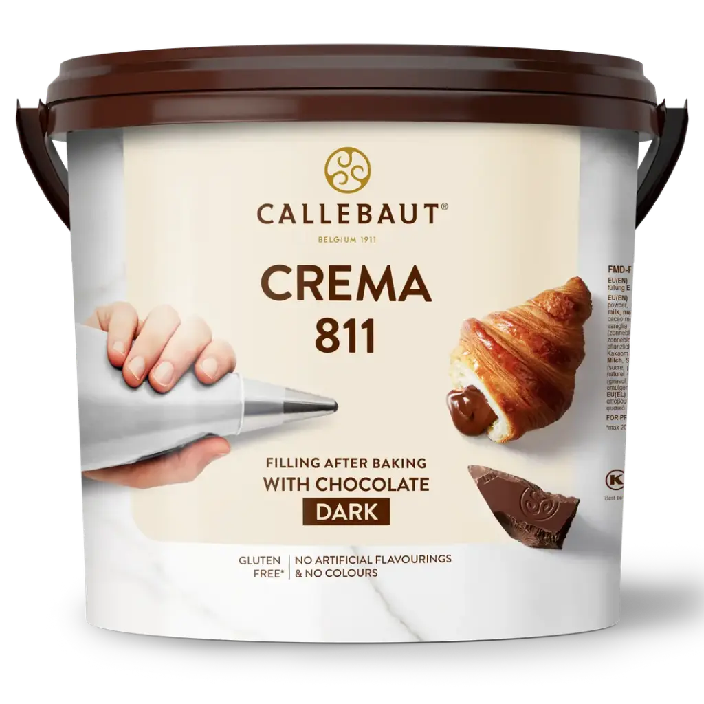 CALLEBAUT CREMA DOPPIA NOCCIOLA WITH CHOCOLATE & HAZELNUTS 5KG [SHORT DATED]