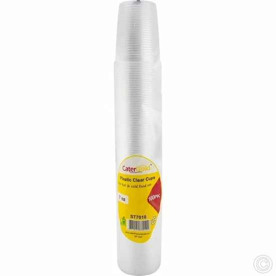 Plastic Cups 7oz White 60pk