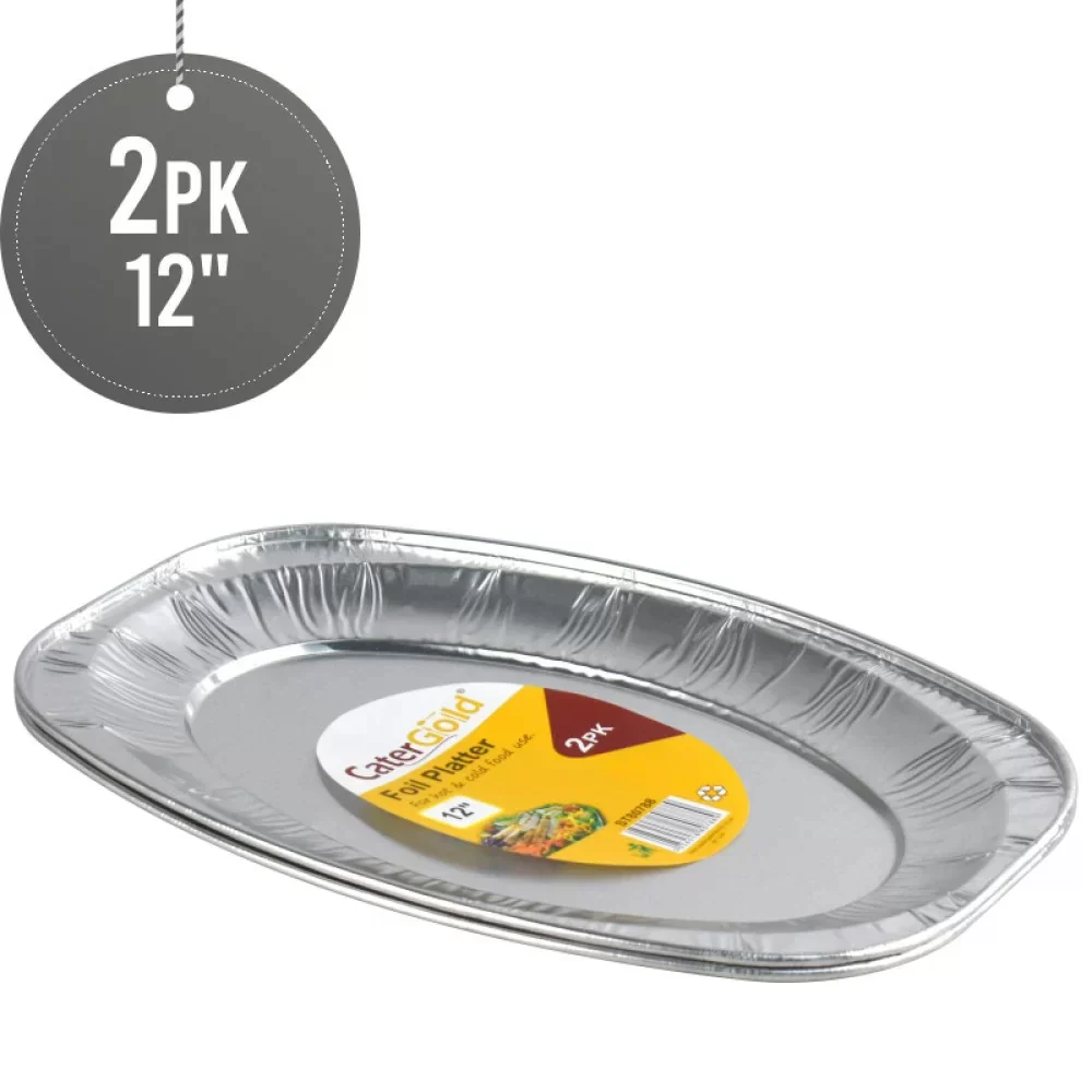 FOIL PLATTER 12" X2