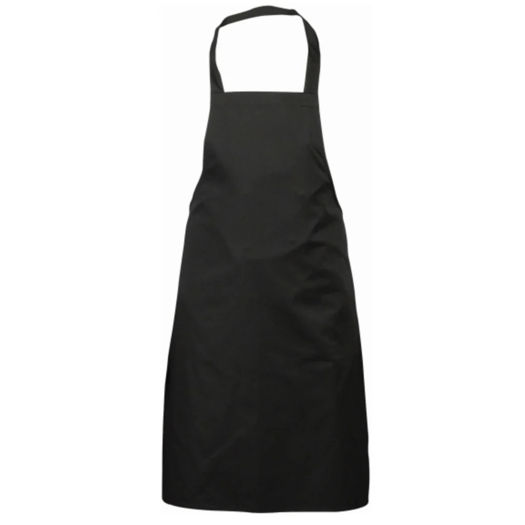 BIB APRON - BLACK (L90cm) (W70cm)