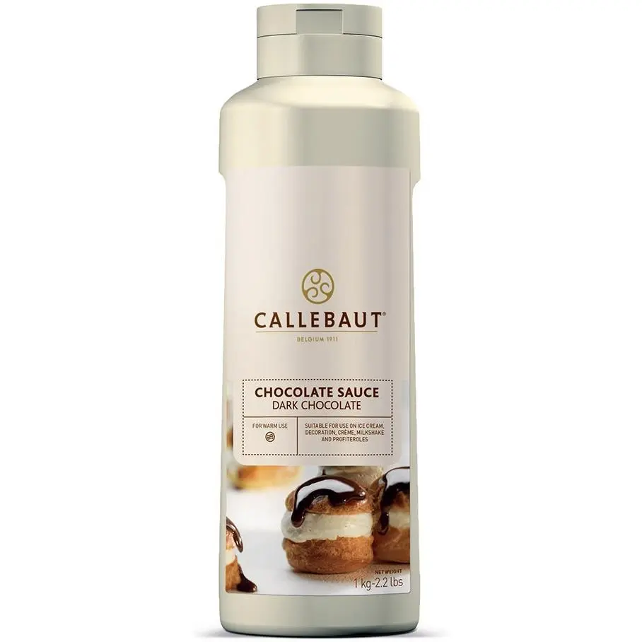 CALLEBAUT DARK CHOCOLATE TOPPING SAUCE 1KG