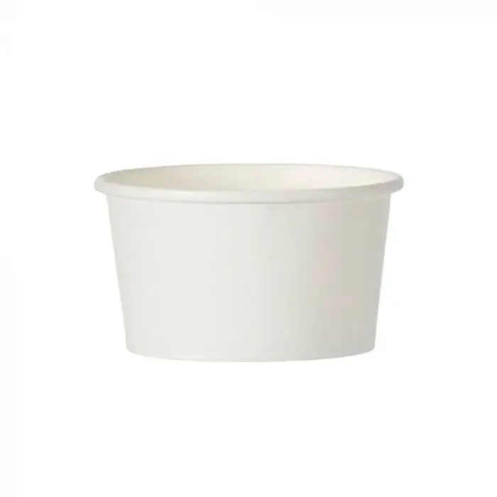 3OZ ICE CREAM TUBS WHITE X50