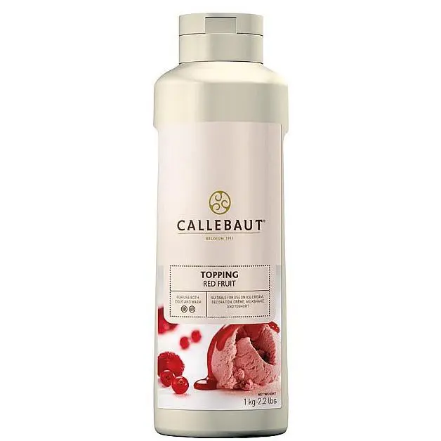 CALLEBAUT RED FRUIT TOPPING SAUCE 1KG