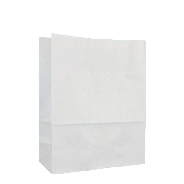 GRAB BAGS WHITE 26X16X40 X100