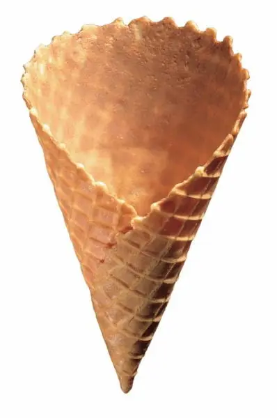 LARGE PLAIN WAFFLE CONE (80)