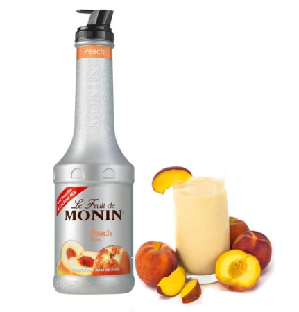 PEACH PUREE MONIN 1LTR