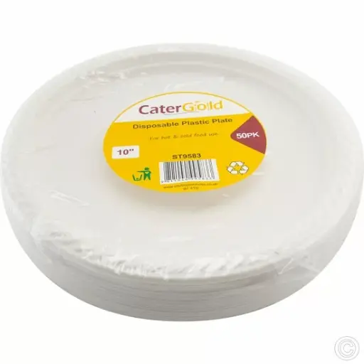 [ST9583] Plastic Plate 10" 50 PK