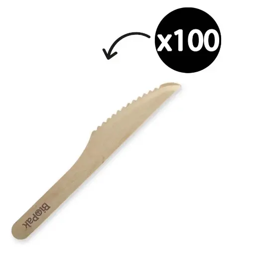 [300400333] WOODEN KNIVES PACK OF 100