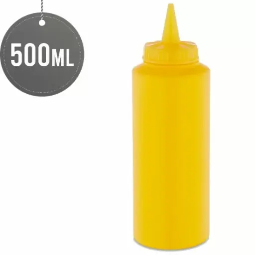 [ST80665] SAUCE BOTTLE 500ML (YELLOW)