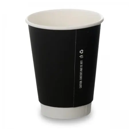 [DWS03] DWS 12OZ BLACK CUPS X50