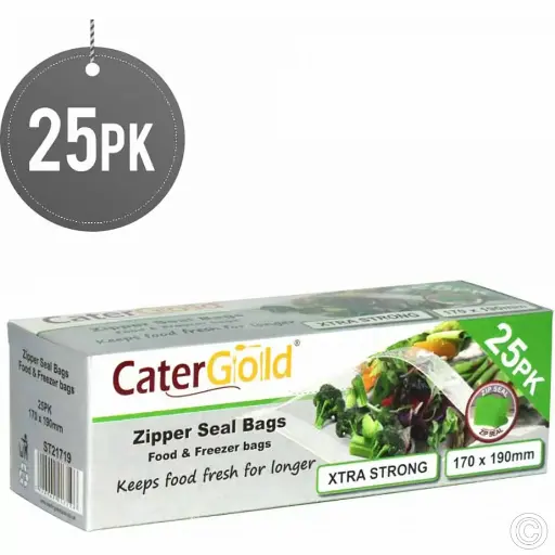 [ST21719] FREEZER ZIPPER SEAL BAGS X25