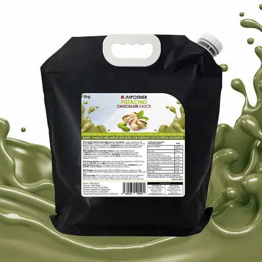 [JMP320019] JMP LIQUID PISTACHIO CHOCOLATE SAUCE 5KG BAG
