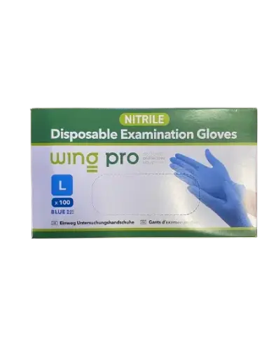[GPS22554] WING PRO GLOVES BLUE (LARGE)