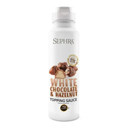 [SEPWHCO] SEPHRA WHITE CHOC & HAZELNUT TOPPING SAUCE 1KG