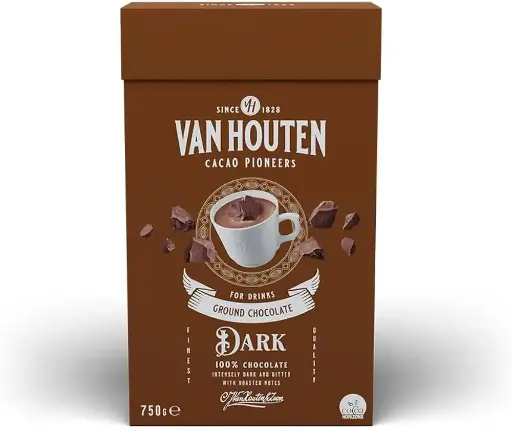 [VM-54627-V99] VAN HOUTEN GROUND DARK CHOCOLATE DRINK POWDER 750g