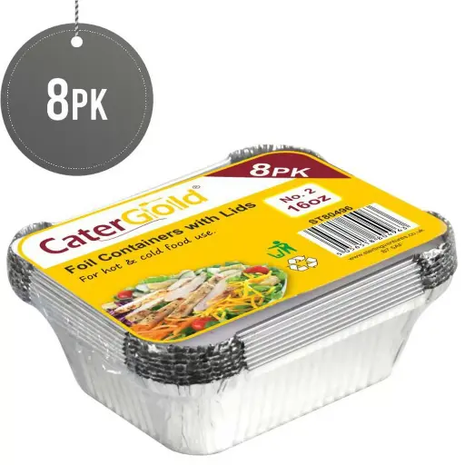 [ST80496] FOIL CONTAINER No2 X8
