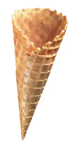 [WAF020] MEDIUM PLAIN WAFFLE CONE (120)