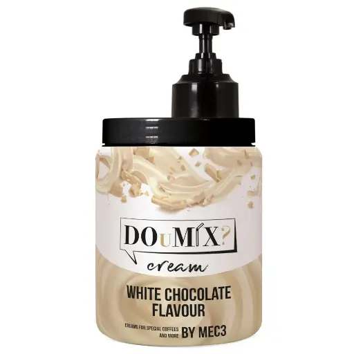 [14739B] WHITE CHOCOLATE FLAVOUR CREAM 1.2KG (DOUMIX)