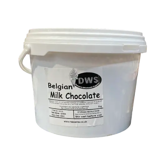 [TUBZ00770] DWS BELGIUM MILK CHOCOLATE SAUCE 5KG