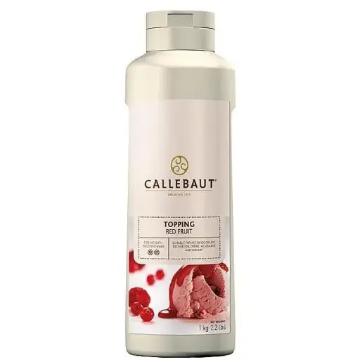 [TOF-60004RF-Z38] CALLEBAUT RED FRUIT TOPPING SAUCE 1KG