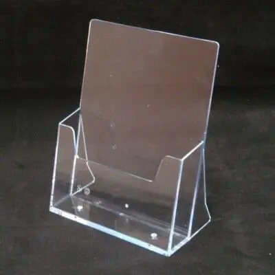 [DADI120478] CLEAR PLASTIC A5 PORTRAIT LEAFLET HOLDER
