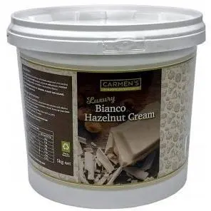 [ICSAUC9085] CARMENS BIANCO HAZELNUT SAUCE 5KG