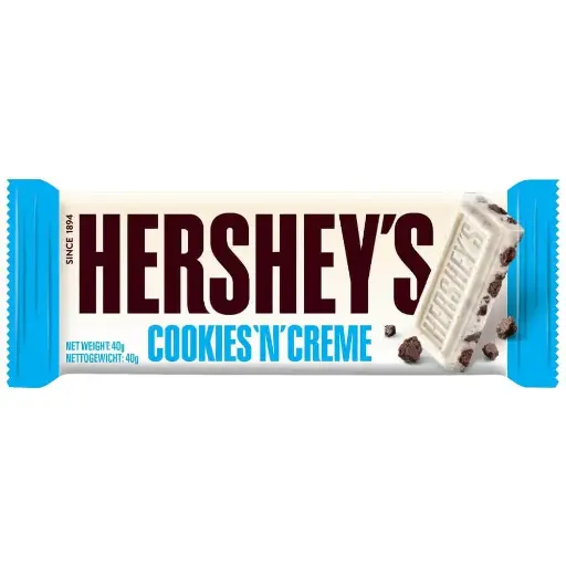 [CHOCHERSHEY2] HERSHEY COOKIES & CREAM 40g X24