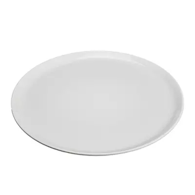 [DAD128793] Melamine Round Pizza Plate White 33cm