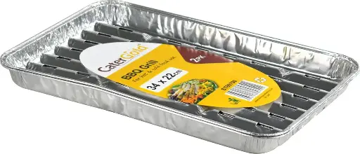 [ST80790] FOIL BBQ GRILL X2