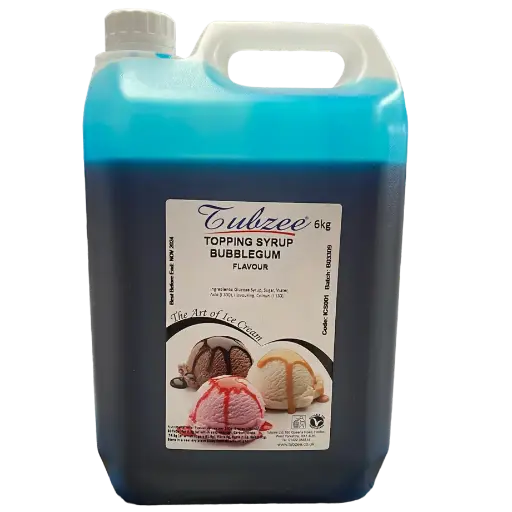 [TUBZ00709] TUBZEE BUBBLEGUM 6KG TOPPING SYRUP