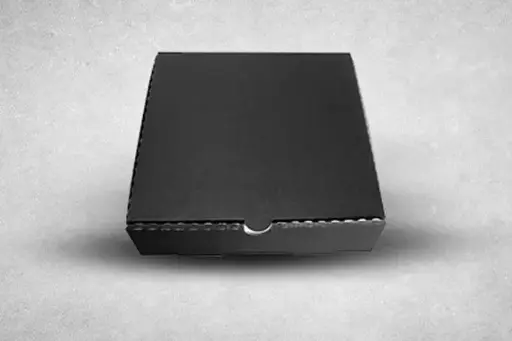[BOX1212] 7" BLACK PLAIN BOX