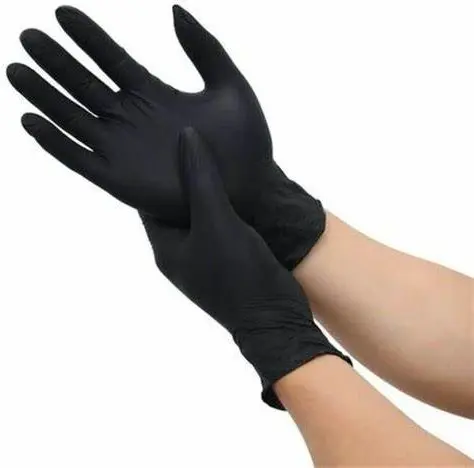 [DWS024] TOUCHFLEX MEDIUM BLACK GLOVES
