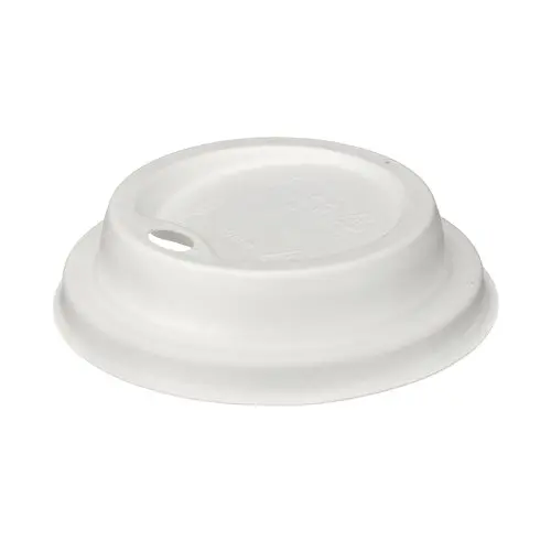 [DWS02] DWS 8OZ WHITE COFFEE LIDS X50