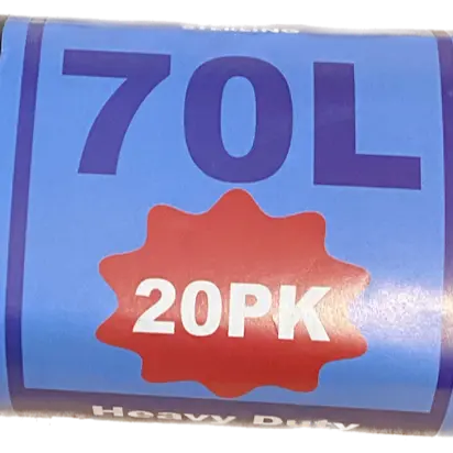[STR6586] BIN BAGS HEAVY DUTY 70L - 20PK