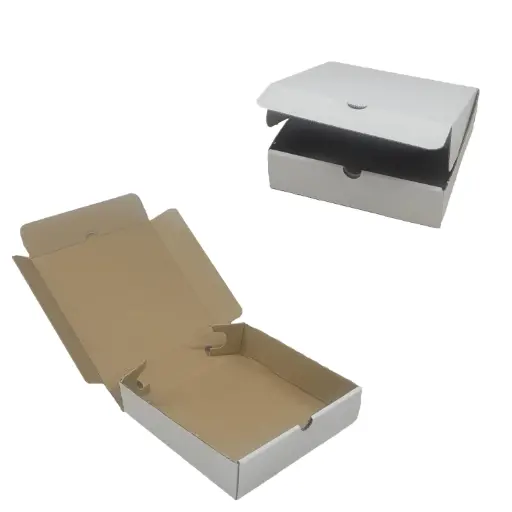 [ICBOXE1165] WAFFLE BOXES WHITE 7"