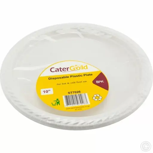 [ST7026] Plastic Plate 10" 8pk