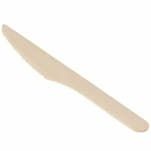 [ST81015] ECO-BIO WOODEN KNIVES X50