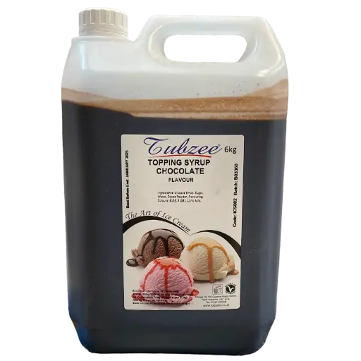 [TUBZ00708] TUBZEE CHOCOLATE 6KG TOPPING SYRUP